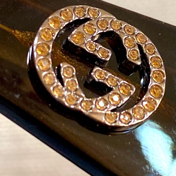 GUCCI brown sunglasses ? GG logo on temples in crystal made in Italy main image 7
